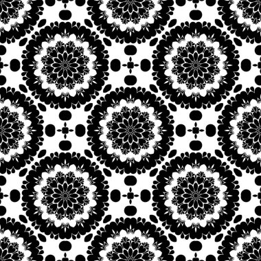 Siyah beyaz geometrik soyut desen arka plan