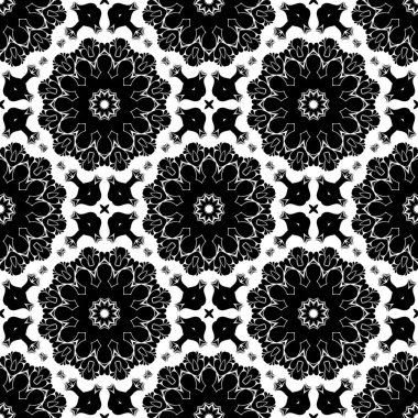 Siyah beyaz geometrik soyut desen arka plan