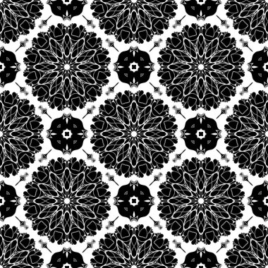 Siyah beyaz geometrik soyut desen arka plan