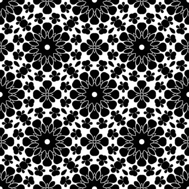 Siyah beyaz geometrik soyut desen arka plan