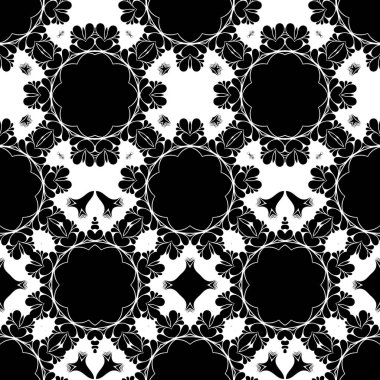 Siyah beyaz geometrik soyut desen arka plan