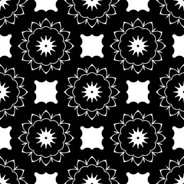 Siyah beyaz geometrik soyut desen arka plan