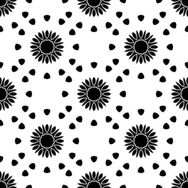 Siyah beyaz geometrik soyut desen arka plan