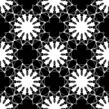 Siyah beyaz geometrik soyut desen arka plan