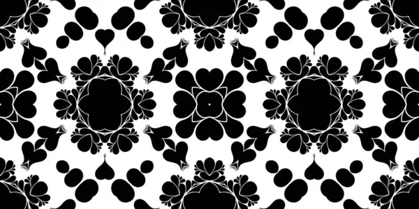 Zwart Wit Moderne Abstracte Patroon Achtergrond — Stockfoto