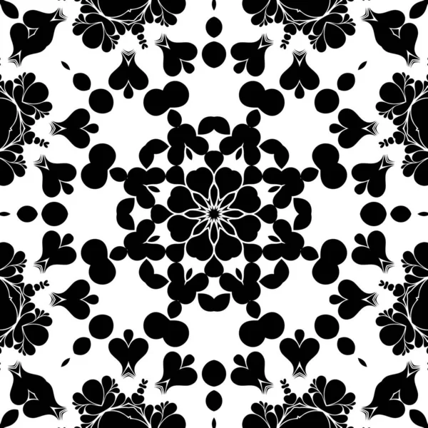 Fekete Fehér Geometriai Absztrakt Mintázat Háttér — Stock Fotó
