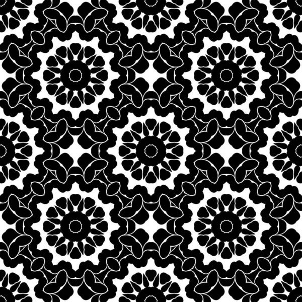 Black White Geometric Abstract Pattern Background — Stock Photo, Image