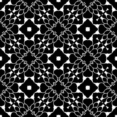 Siyah ve beyaz süs arka plan