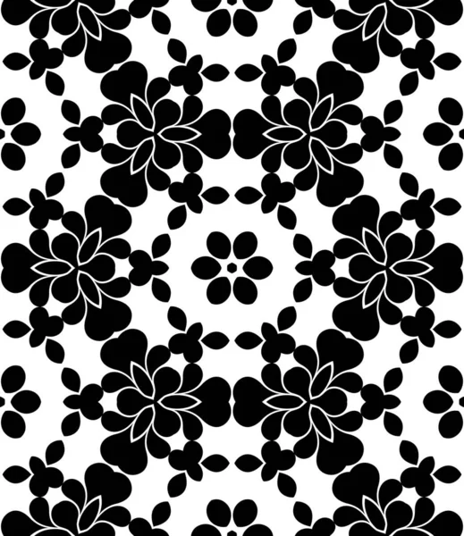 Zwart Wit Geometrische Abstracte Sier Achtergrond — Stockfoto