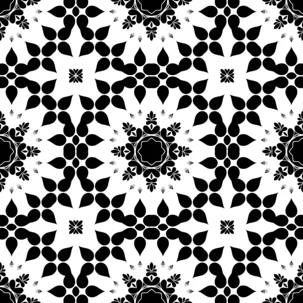 Черно Белый Геометрический Абстрактный Декоративный Фон — стоковое фото