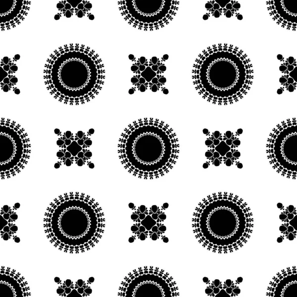 Abstract Black White Circles Shapes Background — Stock Photo, Image