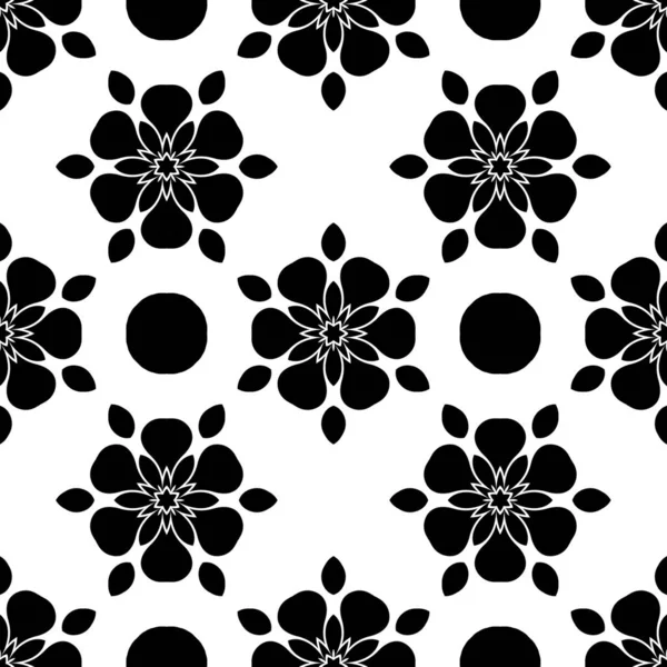 Black White Rendering Kaleidoscope Illustration — Stock Photo, Image