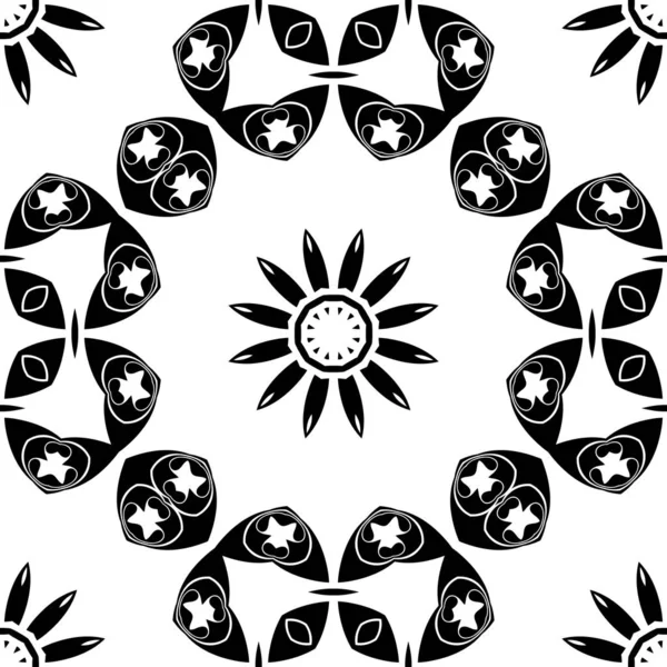 Modny Abstrakcyjny Wzór Czarno Białych Kolorach — Zdjęcie stockowe