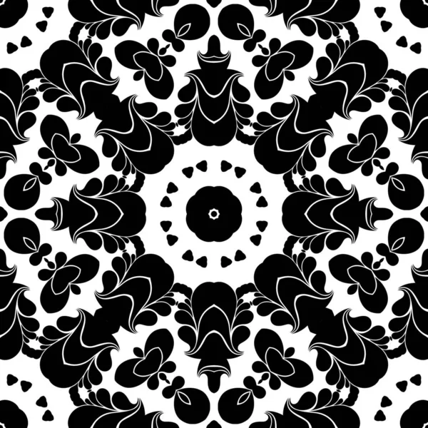 Trendy Abstract Pattern Black White Colors — Stock Photo, Image