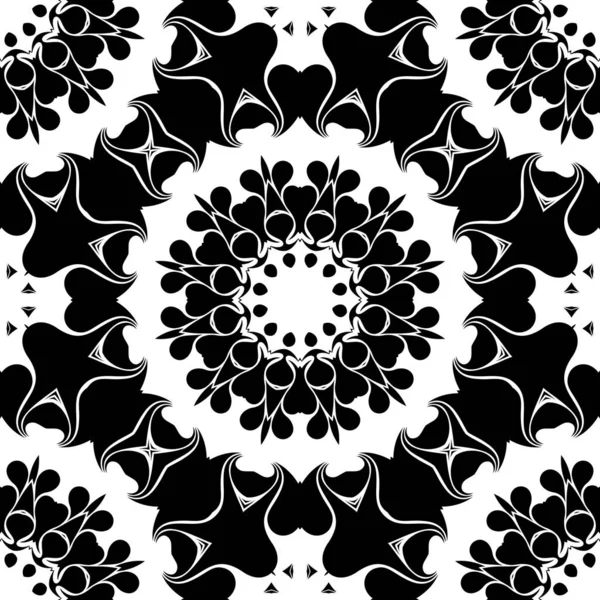 Patrón Abstracto Moda Colores Blanco Negro —  Fotos de Stock