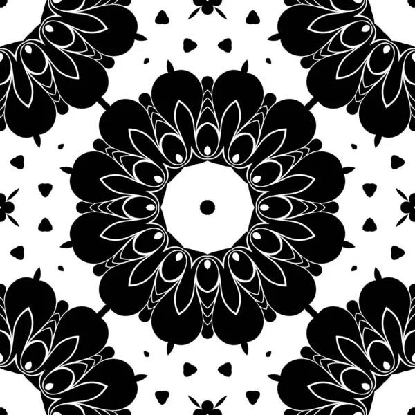 Trendy Abstract Pattern Black White Colors — Stock Photo, Image