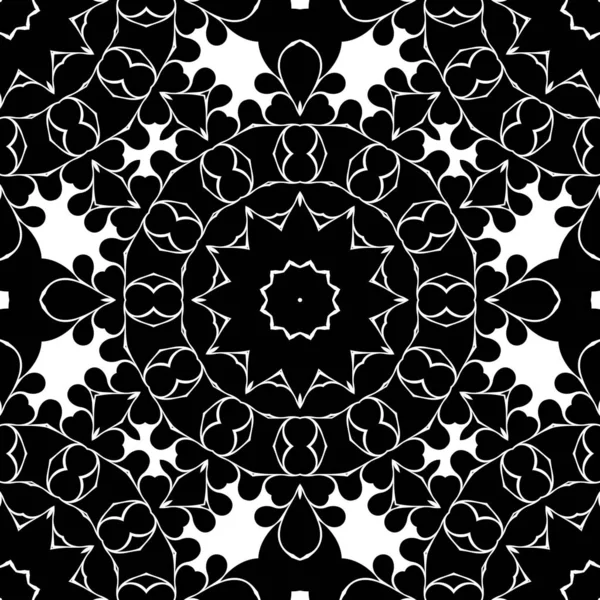 Trendy Abstract Pattern Black White Colors — Stock Photo, Image