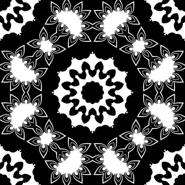 Trendy Abstract Pattern Black White Colors — Stock Photo, Image