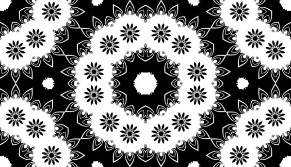 Μοντέρνο Αφηρημένο Μοτίβο Μαύρο Και Λευκό Χρώμα — Φωτογραφία Αρχείου