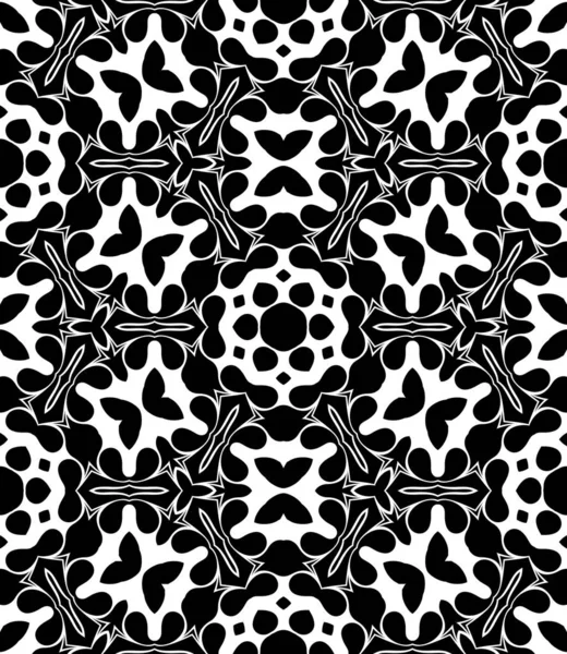 Patrón Abstracto Moda Colores Blanco Negro — Foto de Stock