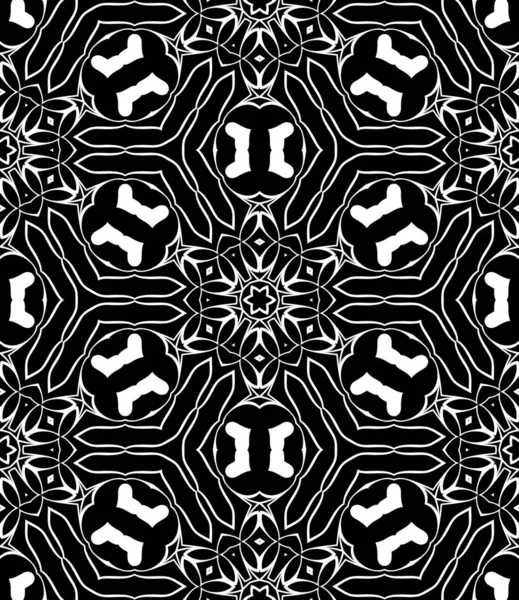 Black White Modern Abstract Pattern — Stock Photo, Image