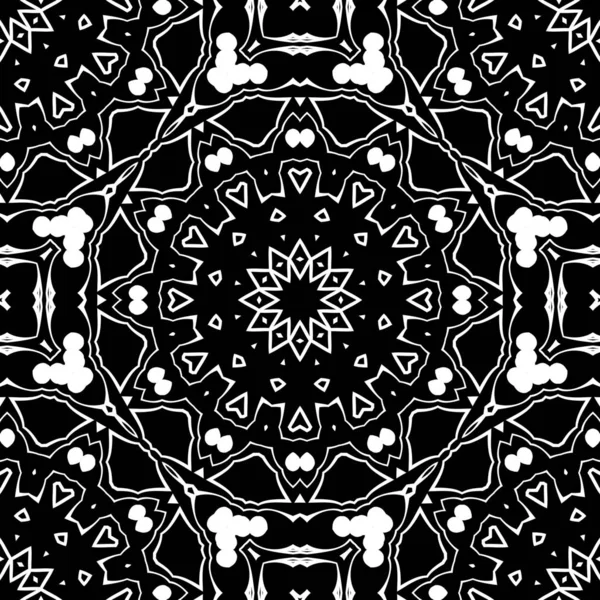 Trendy Abstract Pattern Black White Colors — Stock Photo, Image