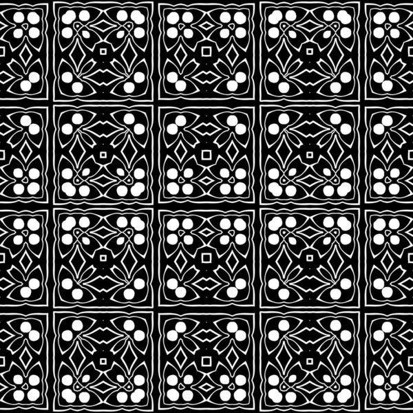 Γεωμετρικό Μαύρο Και Άσπρο Καλειδοσκόπιο Ταπετσαρία — Φωτογραφία Αρχείου