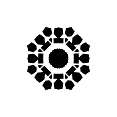 beyaz arka plan üzerinde izole siyah kar tanesi silueti