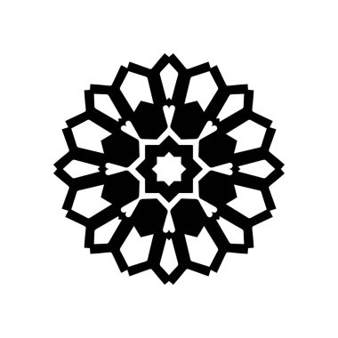 beyaz arka plan üzerinde izole siyah kar tanesi silueti