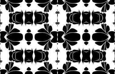 Siyah beyaz modern soyut desen arka plan