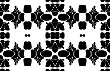 Siyah beyaz modern soyut desen arka plan