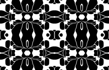 Siyah beyaz modern soyut desen arka plan