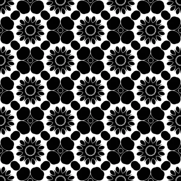 白黒のモダンな抽象パターン背景 — ストック写真
