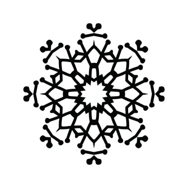 sanatsal modern kar tanesi desen arka plan