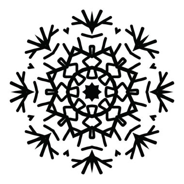 sanatsal modern kar tanesi desen arka plan