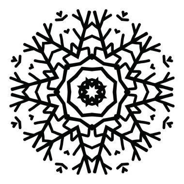 sanatsal modern kar tanesi desen arka plan