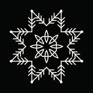 sanatsal modern kar tanesi desen arka plan