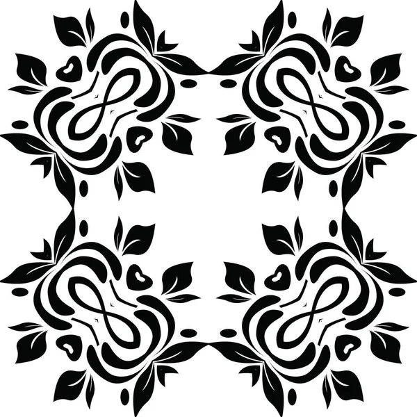 Artistic Modern Snowflake Pattern Background — Stock Photo, Image