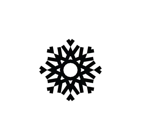 Καλλιτεχνική Σύγχρονη Χιονονιφάδα Φόντο Μοτίβο — Φωτογραφία Αρχείου