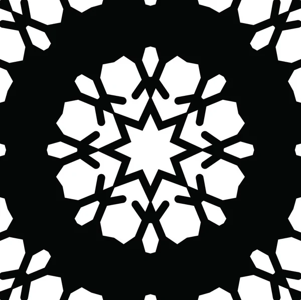 Artistic Modern Snowflake Pattern Background — Stock Photo, Image