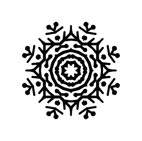 Художественный Современный Фон Снежинки — стоковое фото