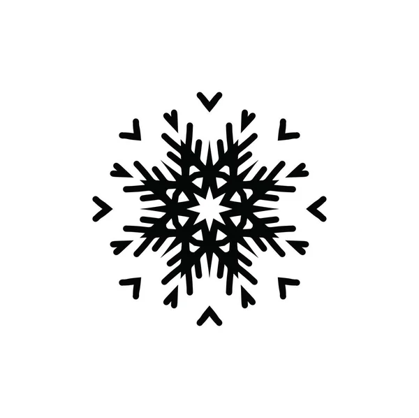 Artistieke Moderne Snowflake Patroon Achtergrond — Stockfoto