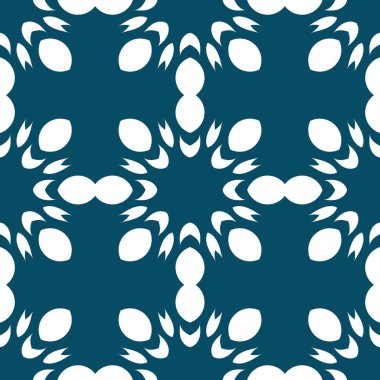 render mavi kaleydoskop soyut süsler arka plan