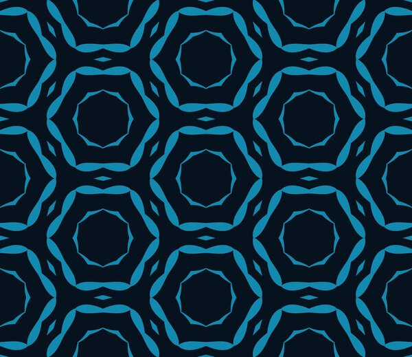 бесшовные геометрические синие и черные калейдоскопы украшения обои
