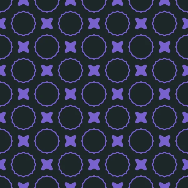 Roxo Preto Renderização Círculos Redondos Pontos Caleidoscópio Ornamentos Abstratos Fundo — Fotografia de Stock