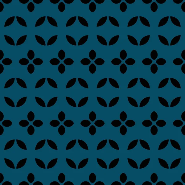 Azul Preto Renderização Caleidoscópio Abstrato Ornamentos Fundo — Fotografia de Stock