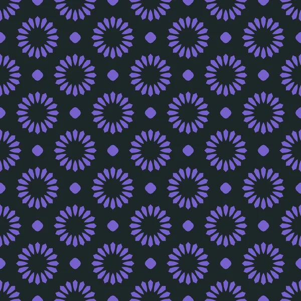 Roxo Preto Renderização Círculos Redondos Pontos Caleidoscópio Ornamentos Abstratos Fundo — Fotografia de Stock