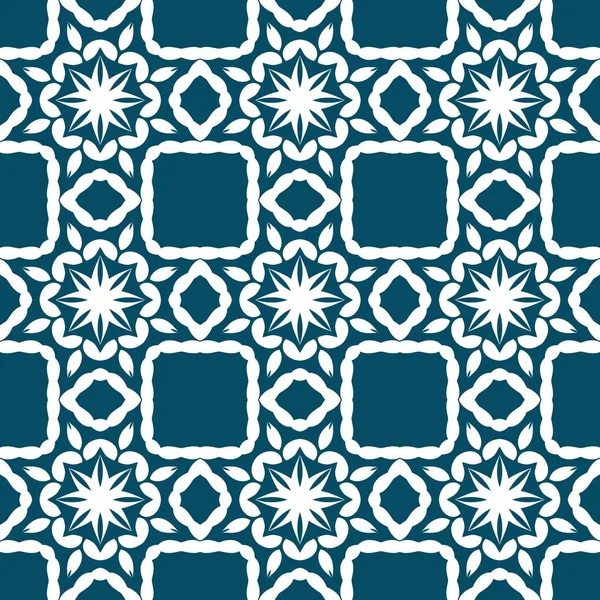 Redare Albastru Caleidoscop Ornamente Abstracte Fundal — Fotografie, imagine de stoc