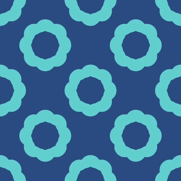 Синий Абстрактные Формы Фона Цветочными Формами Цветами — стоковое фото