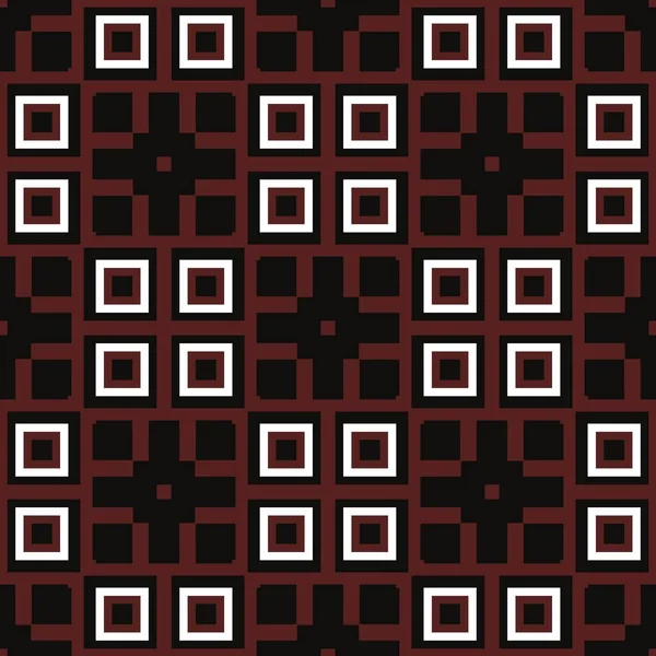 Фон Коричневих Абстрактних Геометричних Форм Квадратів Пікселів — стокове фото